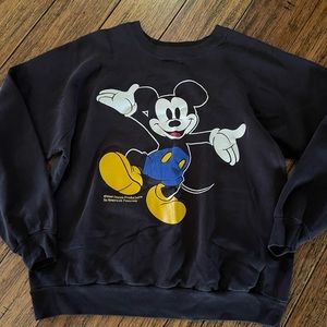Vintage Mickey Mouse crew sweatshirt. XL